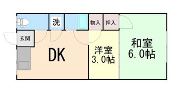 利倉西第一住宅の間取り画像