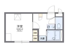 レオパレスNEO ZIOUNの間取り画像