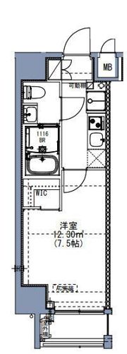 S-RESIDENCE尾久azureの間取り画像