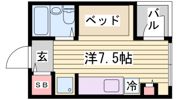 フレンズ王子公園の間取り画像