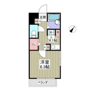 パインコート行徳の間取り画像