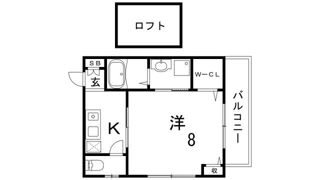 HCフラッツ青谷ガーデンの間取り画像