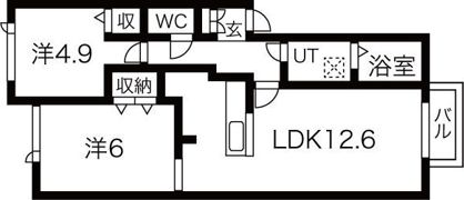エルヴィータの間取り画像