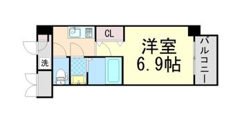 ウインズコート豊中曽根東の間取り画像