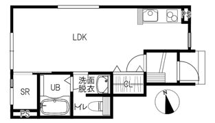 D-BOX戸水Bの間取り画像