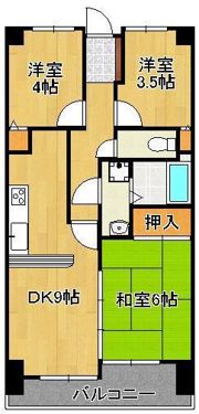 トーカンマンション高炉台公園の間取り画像