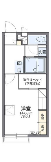 レオパレス乙多見 末広の間取り画像