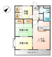 フォレストハイムDの間取り画像