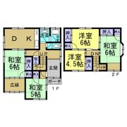 若宮町戸建の間取り画像