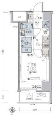 リヴシティ綾瀬WESTの間取り画像