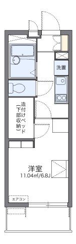 レオパレスエクセル ケンⅢの間取り画像