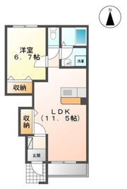 ラトゥールⅤの間取り画像