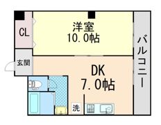 フェザー豊中マンションの間取り画像