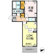 アンジューノ上代 A棟の間取り画像