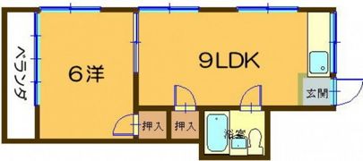 メゾンひばりの間取り画像
