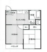 森ハイツの間取り画像