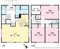 府中市四谷3丁目戸建の間取り画像