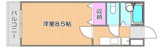 FLATLEAVES学南町の間取り画像