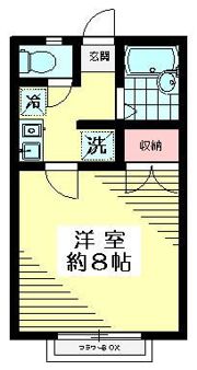 コーポ白亜の間取り画像