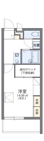 レオパレスエクレール今の間取り画像
