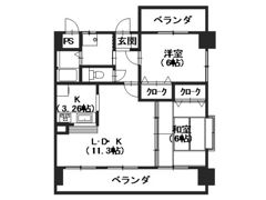 キャトル セゾンの間取り画像