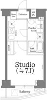 クレアシオン浅草Ⅱの間取り画像