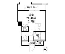 ダイヤモンドレジデンス新宿の間取り画像