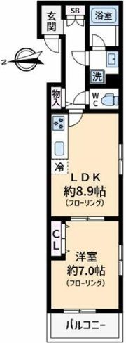 CRETE 西荻窪の間取り画像