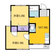 竹内ハイツの間取り画像