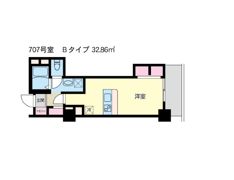 高田馬場ヒルサイドパレスの間取り画像