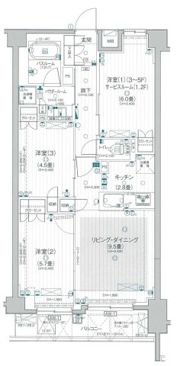 パレステージ鵠沼の間取り画像