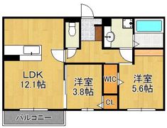 アザレア熊本の間取り画像