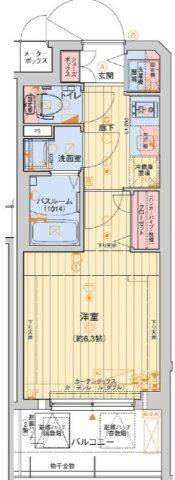 レオンコンフォート堀江公園の間取り画像