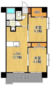 ザ・レジデンス香春口三萩野駅前の間取り画像