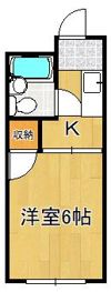 ヤングハイツ10の間取り画像