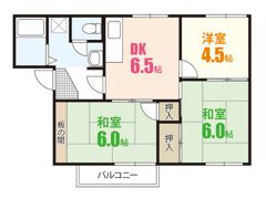 コーポアウニーの間取り画像