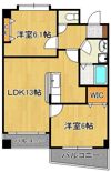アビタシオン蒲生の間取り画像