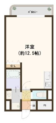 エスタブレ南森町の間取り画像