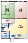 コーポあみかけの間取り画像
