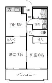 グリーンヒルズの間取り画像