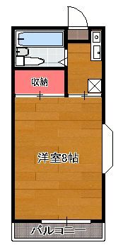 ハイム二ノ宮の間取り画像