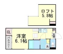 ハーモニーテラス石橋の間取り画像