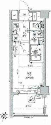 レア横濱天王町弐番館の間取り画像