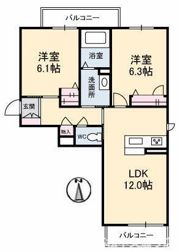 シャーメゾン多肥下町の間取り画像