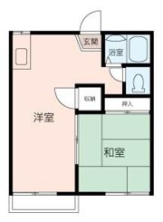 コーポ日野の間取り画像