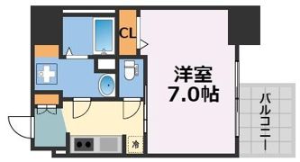 S-RESIDENCE難波大国町Deuxの間取り画像