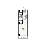 ヴィラ若林の間取り画像