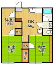 フォーブル力丸の間取り画像