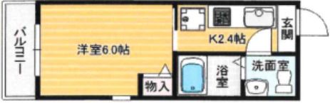 ルミエール鶴見緑地の間取り画像