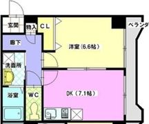 ユタカマンションの間取り画像